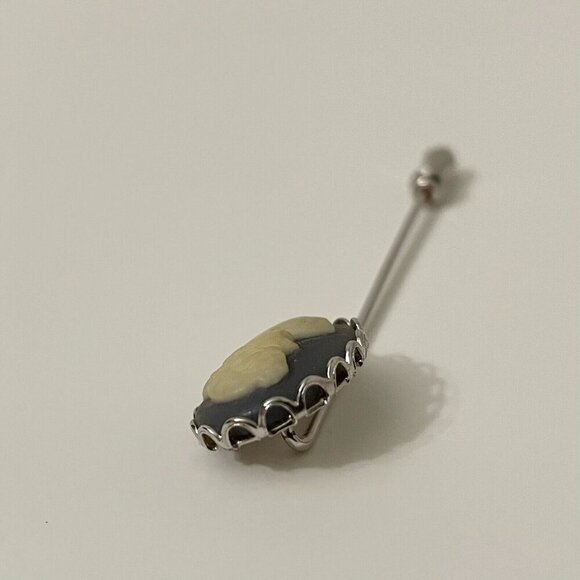 Vintage Cameo Stick Pin - Picture 14 of 16